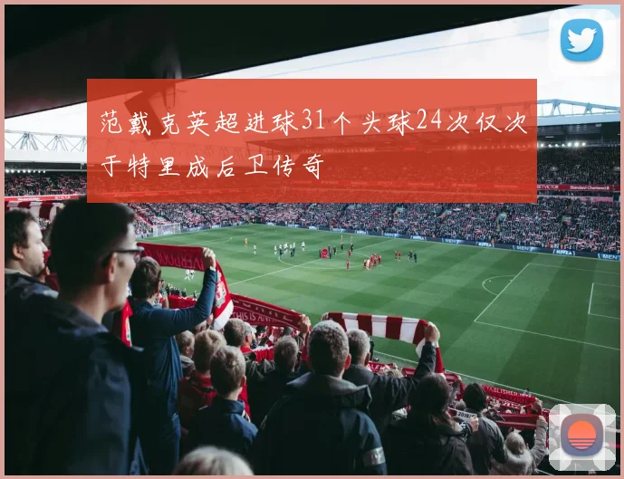 范戴克英超进球31个头球24次仅次于特里成后卫传奇